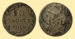 10 грошей 1827 года
