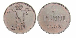 1 пенни 1903 года