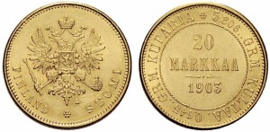 20 марок 1903 года - Золото