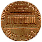 Цент Линкольна 1985 года